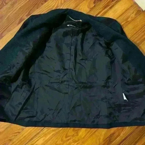 Kuhn Wool Paid Blazer Womens Made In Germany Sz 38 - Picture 7 of 8